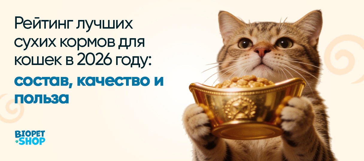 Рейтинг лучших сухих кормов для кошек в 2026 году: состав, качество и польза