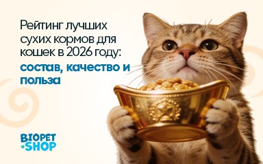 Рейтинг лучших сухих кормов для кошек в 2026 году: состав, качество и польза