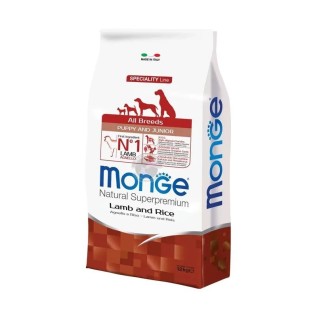 Monge Speciality Monoprotein All Breeds Puppy Сухой корм для щенков всех пород с ягненком и рисом, 12 кг