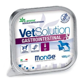 Monge Vet Solution Gastrointestinal həzm pozulmasında itlər üçün nəm yem, 150 q