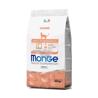 Monge Speciality Line Сухой корм для взрослых кошек, с лососем, 400 г