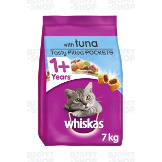 Whiskas Сухой корм для взрослых кошек, с тунцом