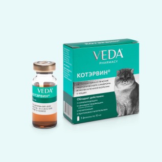 Veda Kotervin Pişiklər üçün sidik yolu xəstəliklərinin müalicəsi üçün dərman, 3x10 ml