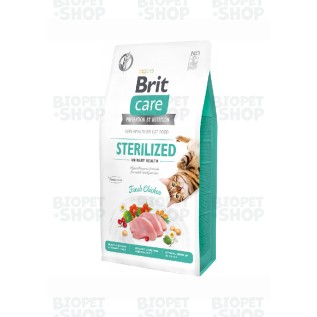 Brit Care Sterilized Urinary Health Сухой корм для стерилизованных кошек, с курицей 2 кг