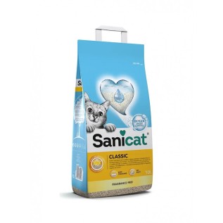 Sanicat Classic Hopduran pişik qumu, ətirsiz, 10 L