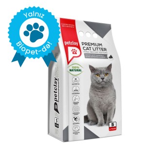 Petclay Premium Комкующийся наполнитель для кошек, с активированным углем, 5 Л