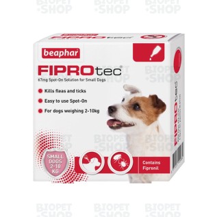 Beaphar Fiprotec Капли от блох и клещей для собак (2-10 кг) 0,67 мл