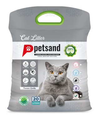 Petsand Комкующийся наполнитель Активированный уголь, 20 Л