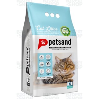 Petsand Комкующийся наполнитель для кошачьего туалета, с ароматом марсельского мыла, 5 Л