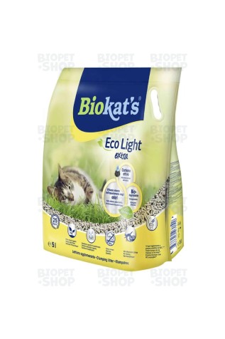 Biokat's Eco Light Tofu Topalanan pişik qumu, 5 L