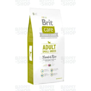 Brit Care Adult Small Breed Сухой корм для взрослых собак мелких пород, с ягненком и рисом 1 кг