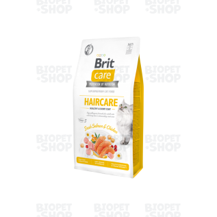 Brit Care Hairсare Сухой корм, для взрослых кошек с длинной шерстью 7 кг