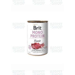 Brit Mono Protein Консервированный корм для собак, c ягненком, 400 г