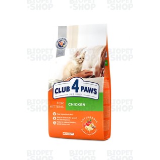 Club 4 Paws Quru yem, bala pişiklər üçün, toyuq əti ilə (5 kq)