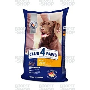 Club 4 Paws Quru yem, bütün cins yetkin itlər üçün, çəkiyə nəzarət, toyuq əti ilə 14 kq