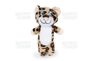 Beeztees Karlie Leopard Jipsy коричневый, плюшевая игрушка для собак , 23 см