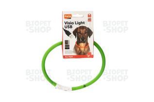 Beeztees Karlie Visio Light Led Ошейник-трубка для собак, 70x1 см, зеленый