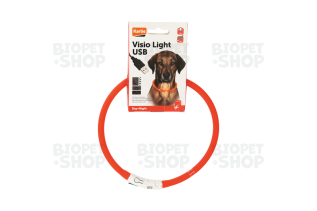 Beeztees Karlie Visio Light Led Ошейник-трубка для собак, 70x1 см, красный