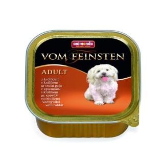 Animonda Vom Feinsten yetkin itlər üçün nəm yem, pate (paştet) dovşan əti ilə, 150 g