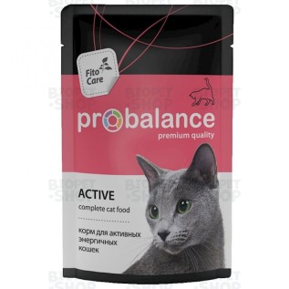 ProBalance Active Влажный корм, для активных кошек, 85 г