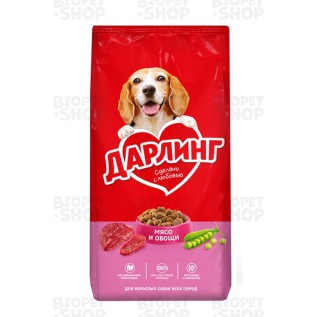 Purina Darling Quru yem, yetkin itlər üçün, ət və tərəvəzlər ilə