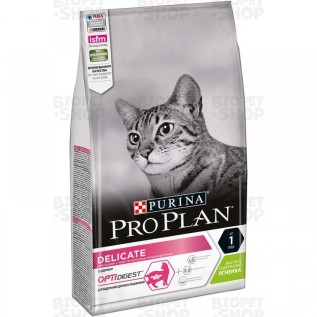 Purina Pro Plan Delicate Həssas həzmli pişik üçün quru yem, quzu əti ilə (10 kq)