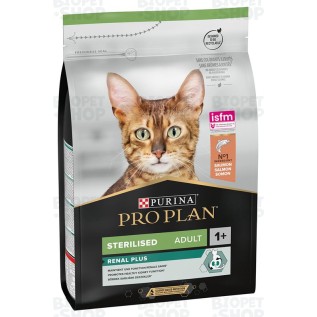 Purina Pro Plan Sterilised Sterilizasiya edilmiş pişik üçün quru yem, qızılbalıq ilə (10 kg)