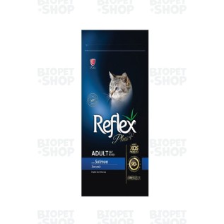 Reflex Plus Adult Сухой корм для взрослых кошек, с лососем (15 кг)