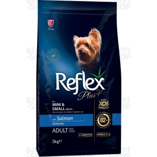 Reflex Plus Adult Mini & Small Сухой корм, для взрослых собак мелких пород, с лососем 3 кг