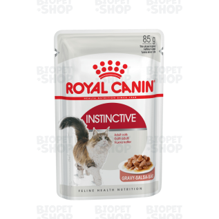 Royal Canin Instinctive Yetkin pişik üçün nəm yem, sousda dilimlər, 85 q