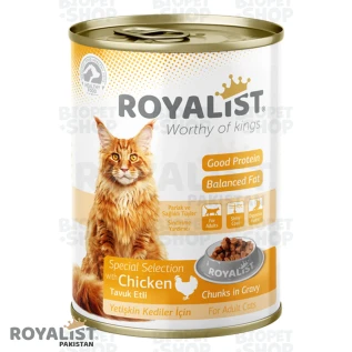 Royalist Special Selection Консервированный корм для взрослых кошек, с курицей в паштете, 400 г