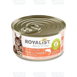 Royalist Special Selection Консервированный корм для взрослых кошек, с лососем в паштете, 80 г