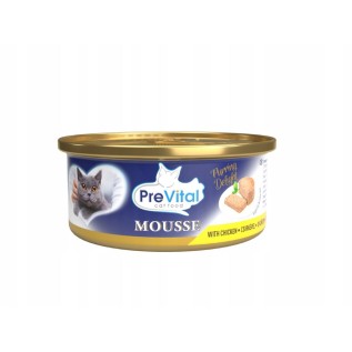 PetVital консервированный влажный корм для взрослых кошек, мусс с курицей, 85 г