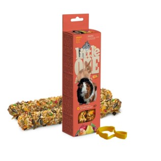 Little One Dəniz donuzcuğu, dovşan və şinşillalar üçün dadlı çərəzlər, tərəvəzli, 2x60 q