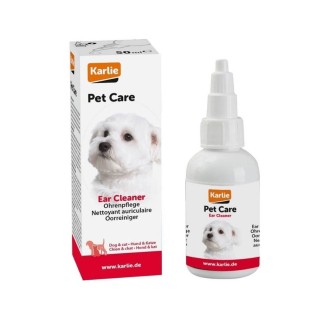 Beeztees Karlie Ear Cleaner it və pişiklər üçün qulaq damcıları, 50 ml