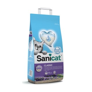 Sanicat Classic Hopduran pişik qumu, lavanda ətirli, 16 L