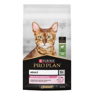 Purina Pro Plan Delicate Сухой корм для кошек с чувствительным пищеварением, c ягненком (кг)