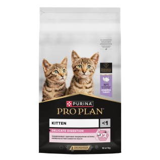 Purina Pro Plan Delicate Kitten сухой корм для котят c чувствительным пищеварением, с индейкой (кг)