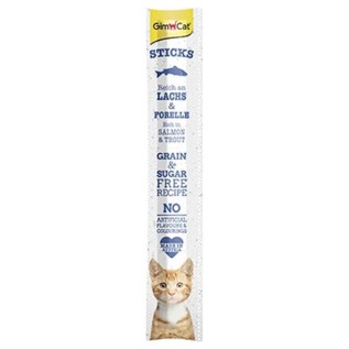 GimCat Soft Chew Stick for Cats жевательные палочки для кошек, с лососем и форелью, 1 шт.