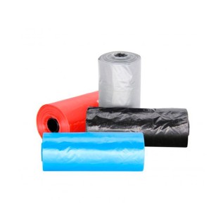 Nunbell tullantıları yığmaq üçün zibil torbası, 2x20, Çəhrayı