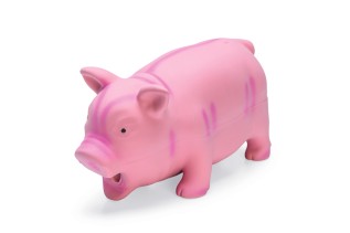 Beeztees Karlie Latex Pink Pig, İtlər üçün lateks çəhrayı donuz oyuncağı, 22 sm