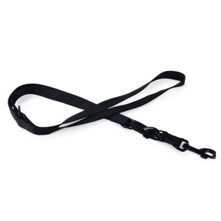 Beeztees Karlie ASP + Многофункциональный поводок для собак, черный, 200х1 см