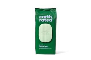 Beeztees Earth Rated Dog Grooming Wipes, it üçün nəm salfetlər, ətirsiz, 100 ədəd