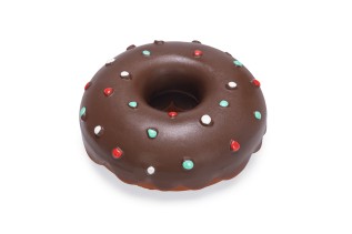 Beeztees Karlie Latex Donut, itlər üçün lateks ponçik oyuncağı, 3x12 sm, qəhvəyi