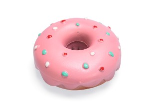 Beeztees Karlie Latex Donut, itlər üçün lateks ponçik oyuncağı, 3x12 sm, çəhrayı