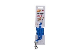 Beeztees Karlie Puppy Nylon Leash, нейлоновый поводок для щенков, 100x1 см, Синий