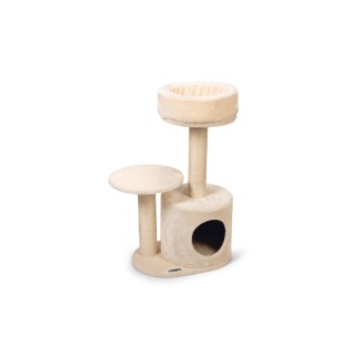 Beeztees Karlie Scratching Post Arvid, домик когтеточка для кошки, 50x35x85 см, Бежевая