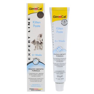 GimCat Expert Line Kitten Paste, bala pişiklər üçün vitaminli pasta (6 həftədən), 50 q