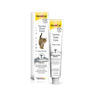 GimCat Expert LineTaurine Paste Extra for Cats, pişiklər üçün taurin ilə vitaminli pasta, 50 q