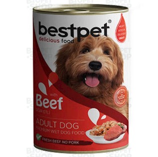 BestPet Canned Консервированный корм для взрослых собак, с говядиной в соусе, 400 г